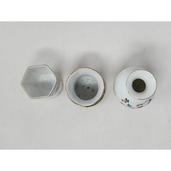 Lot Of 3 Vintage 1Noritake 1Import, 1China Mini Vases‎ Flowers Oskarshamn - Picture 9 of 16